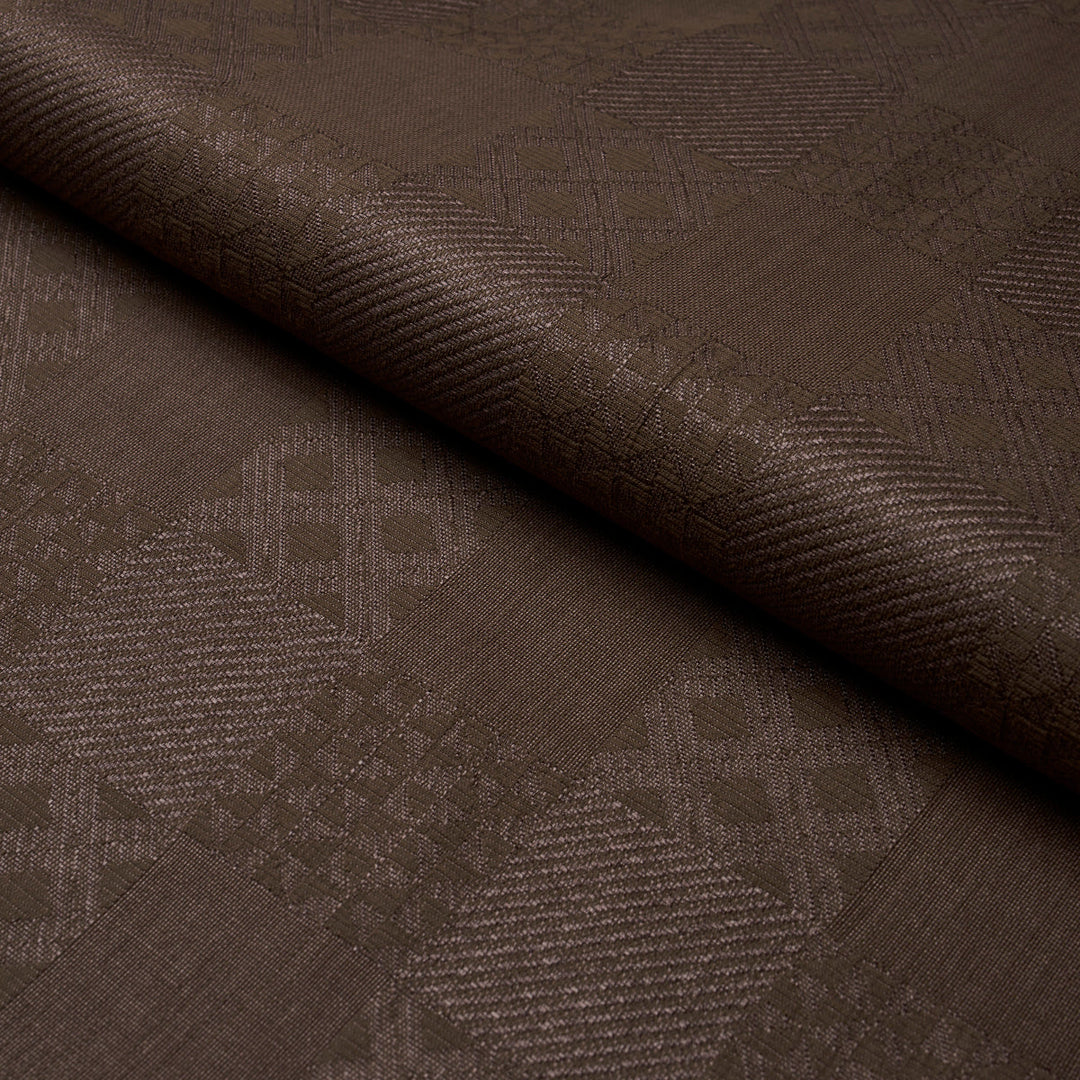 Schumacher Fabric Malia - Cedar Brown