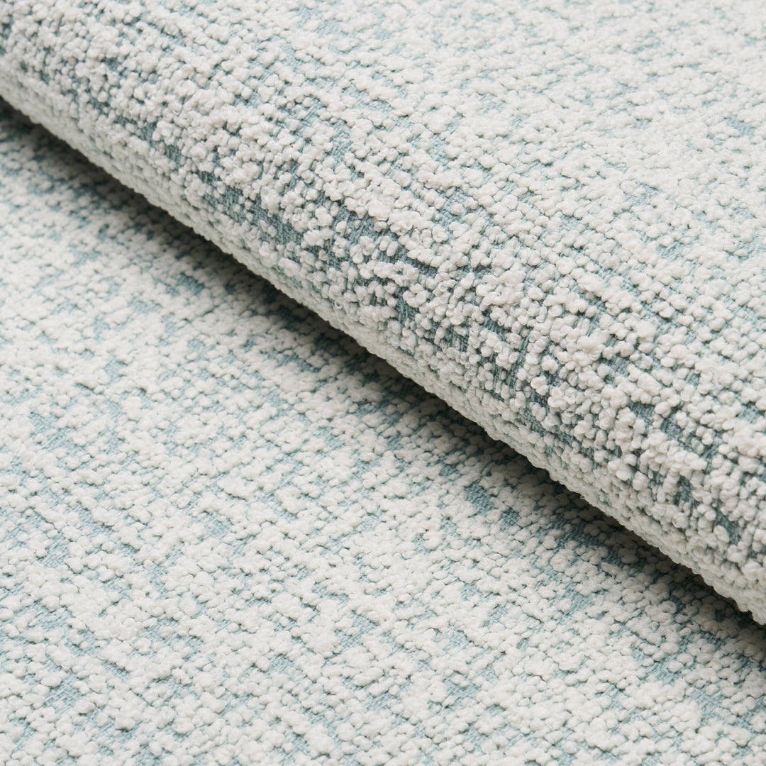 Schumacher Fabric Zuzu Indoor/Outdoor - White On Sky