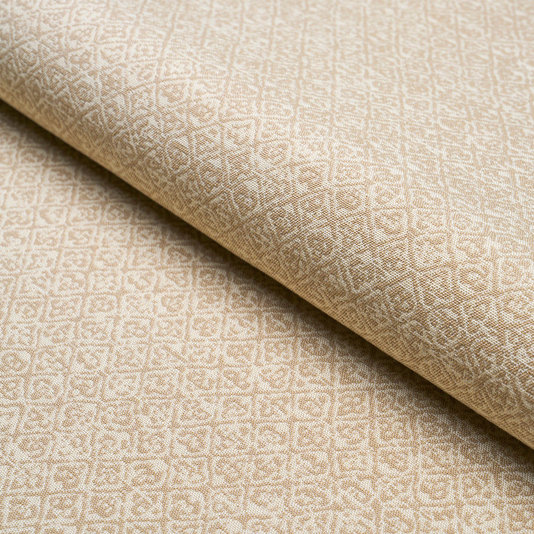 Schumacher Fabric Sarong Weave Indoor/Outdoor - White Sand