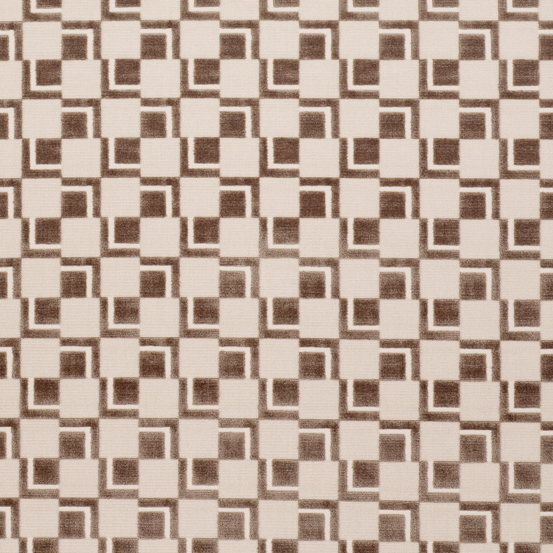 Schumacher Fabric Edison Velvet - Champagne