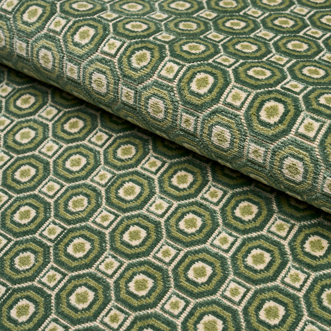 Schumacher Fabric Trianon Cut Velvet - Jardin