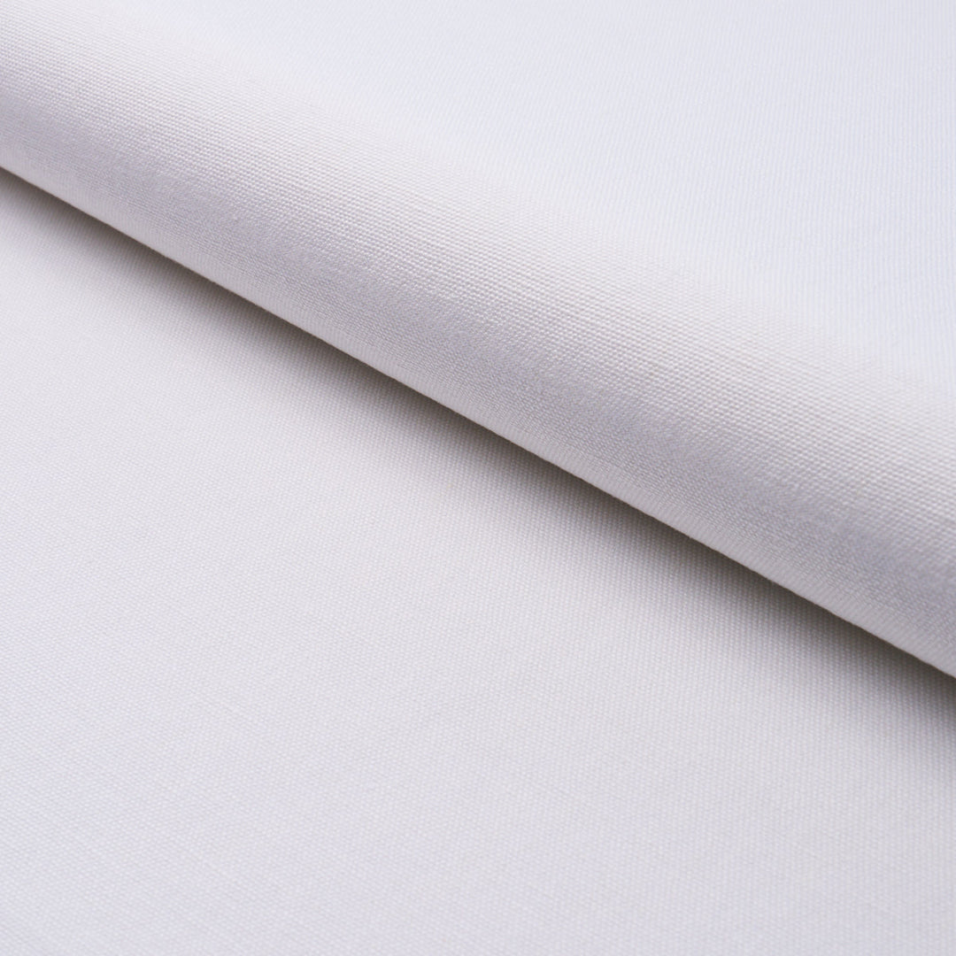 Schumacher Fabric Jumi Stonewashed Linen - White