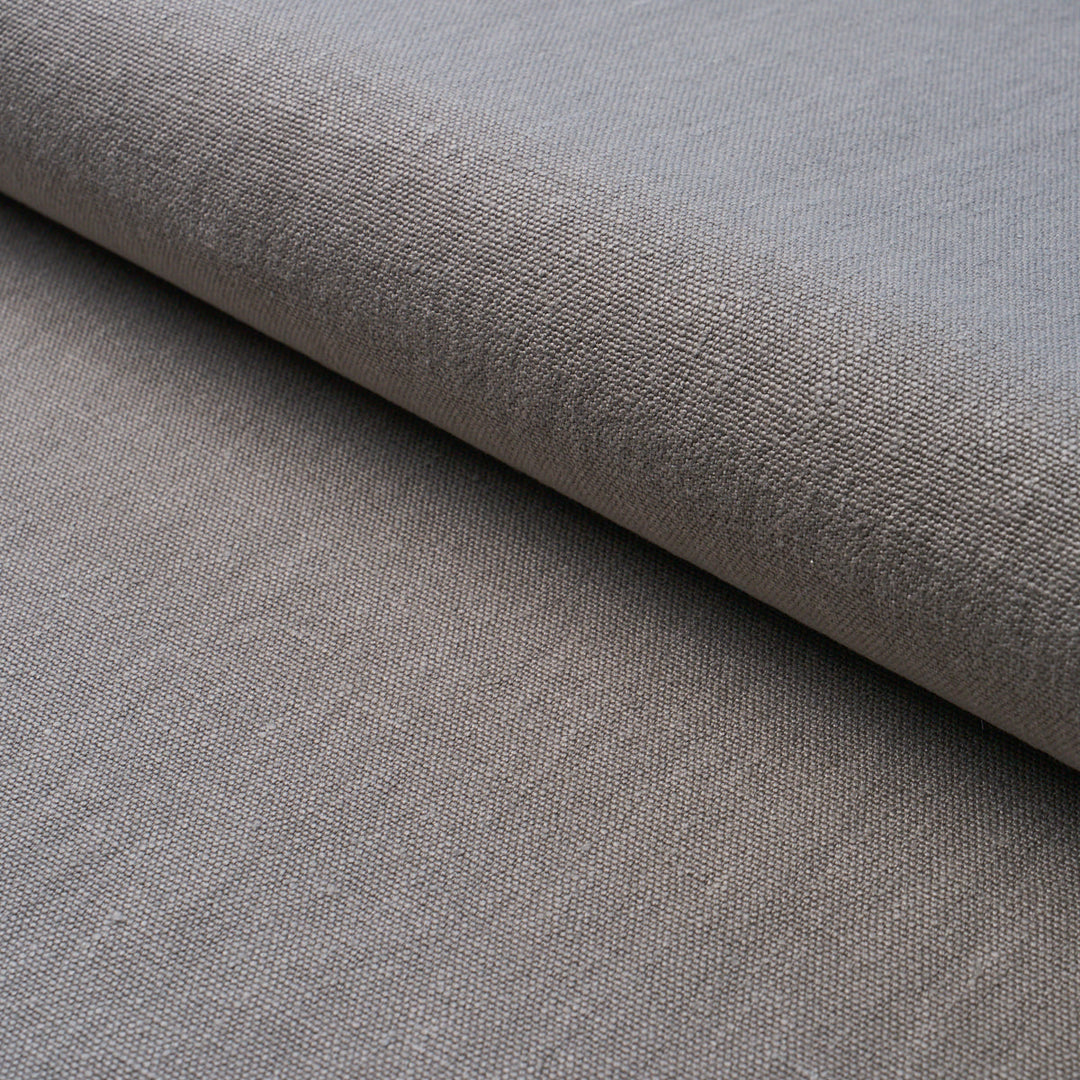 Schumacher Fabric Jumi Stonewashed Linen - Stone