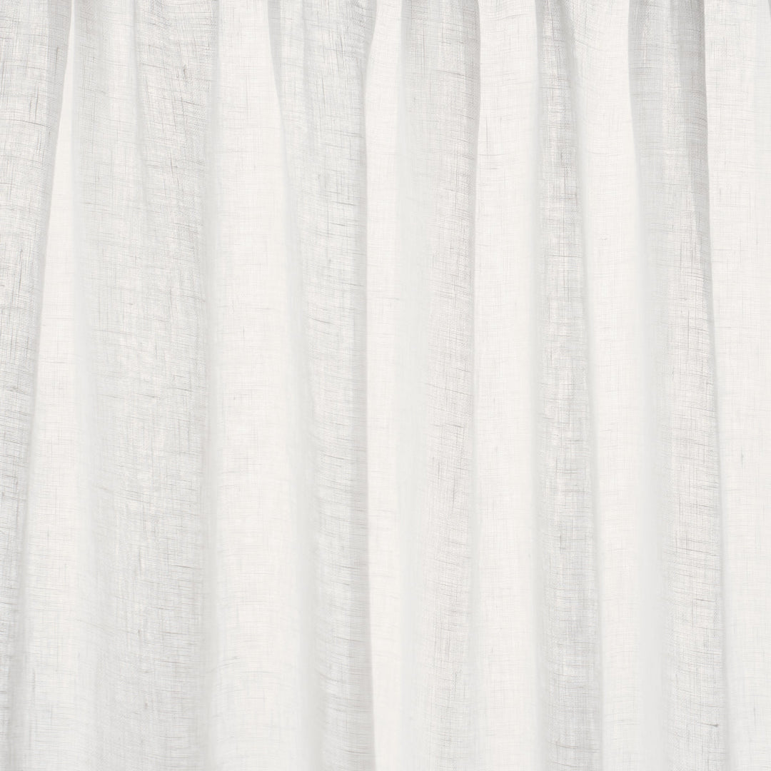 Schumacher Fabric Aya Sheer - White