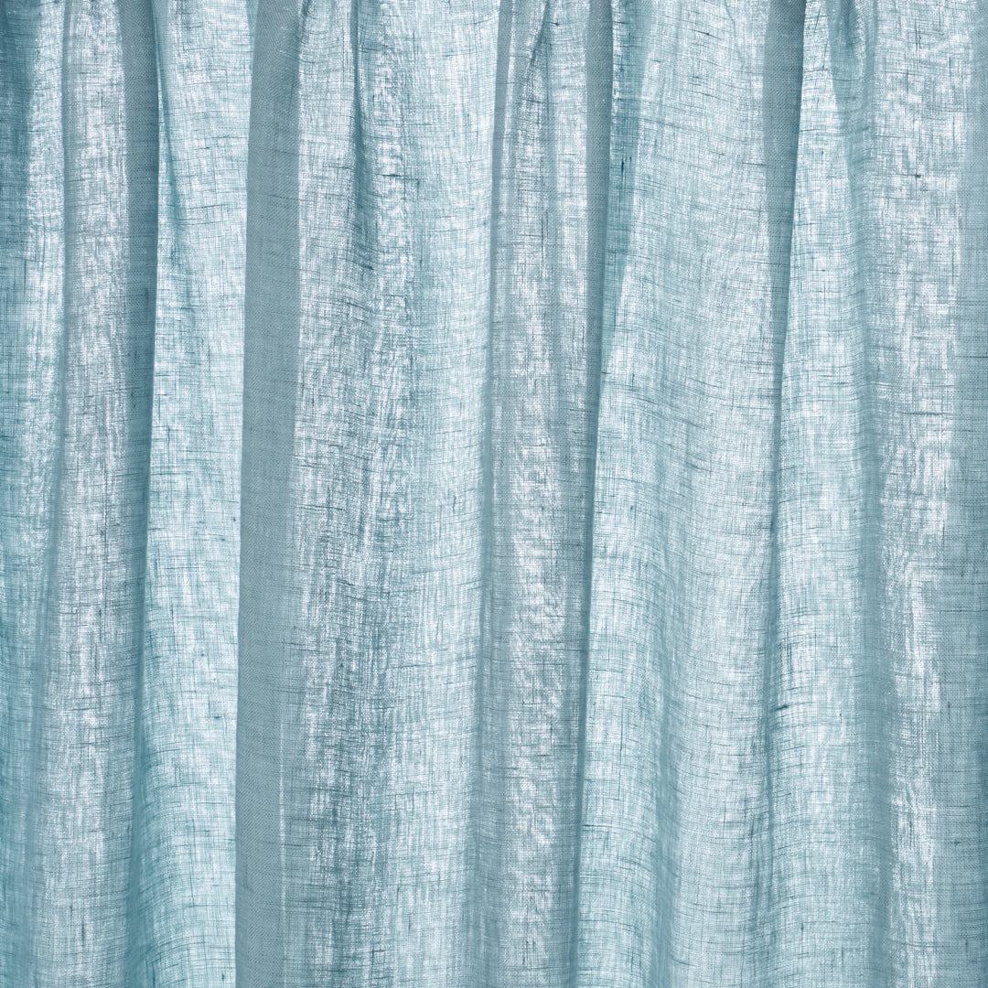 Schumacher Fabric Aya Sheer - Sky