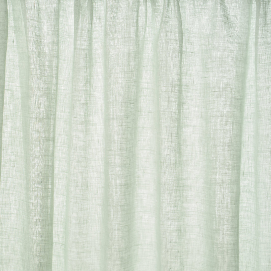 Schumacher Fabric Aya Sheer - Seaglass
