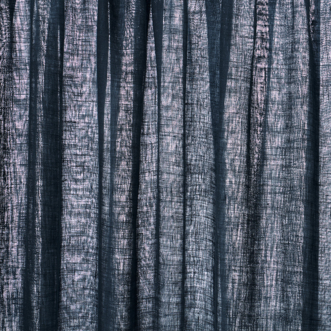 Schumacher Fabric Aya Sheer - Navy