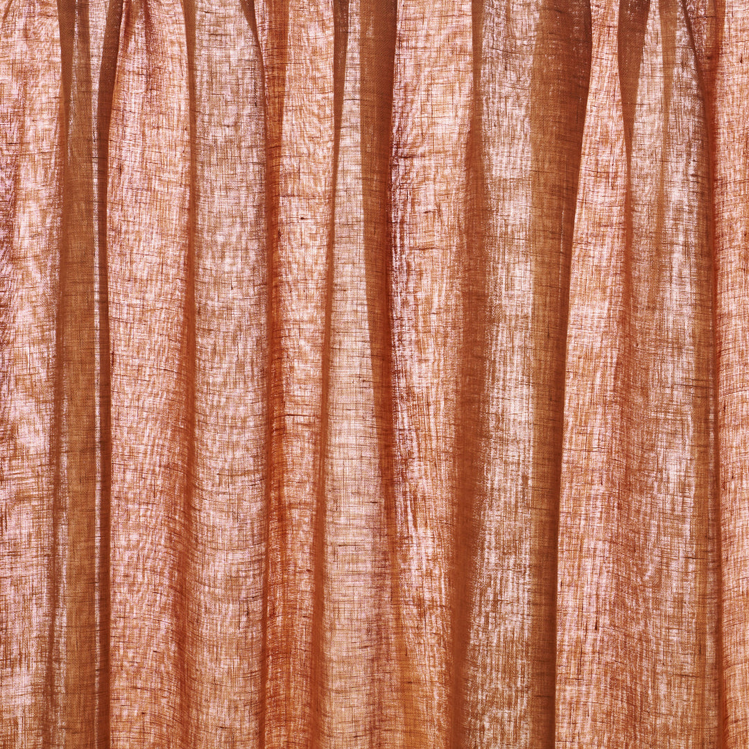 Schumacher Fabric Aya Sheer - Rust