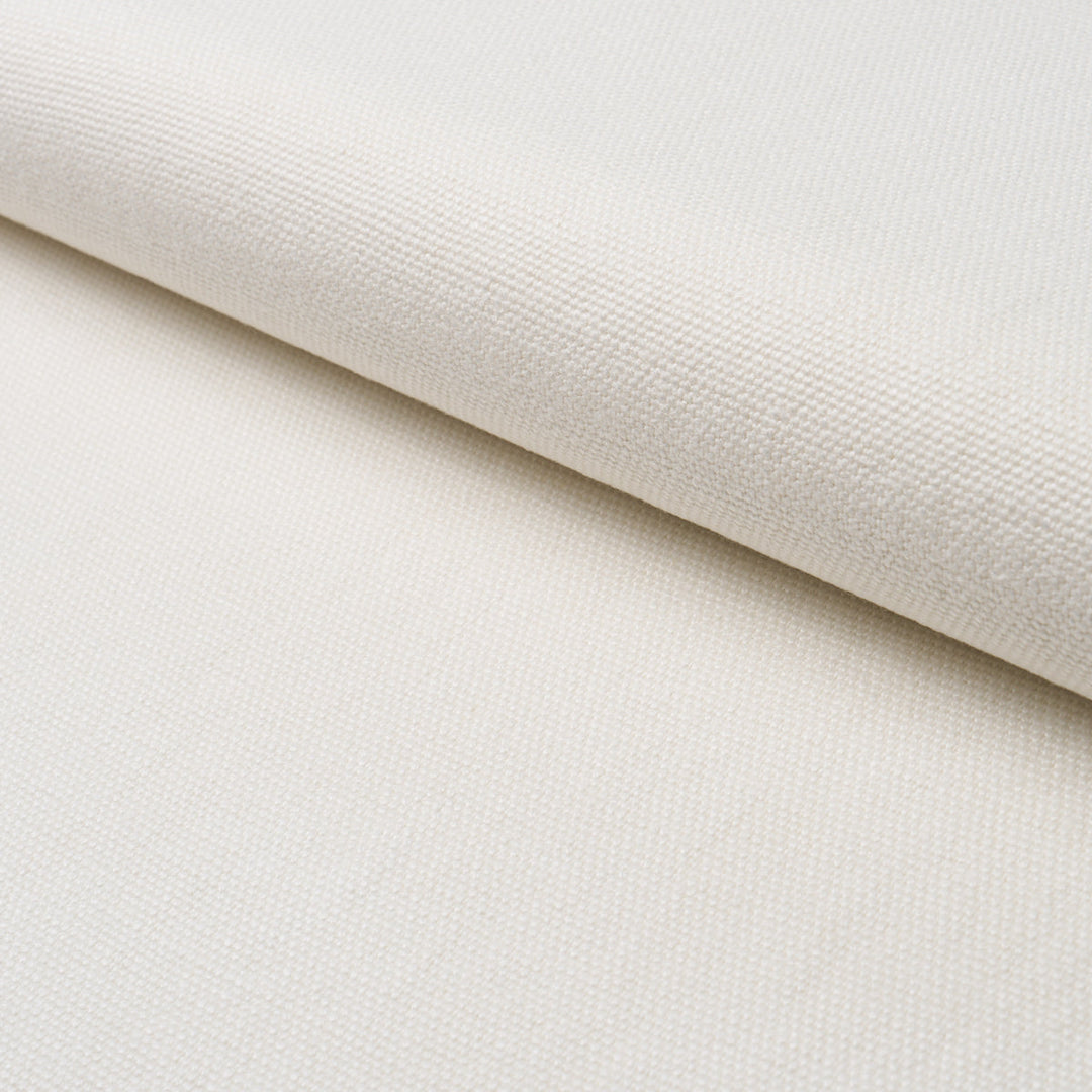 Schumacher Fabric Franc Linen - Blanc