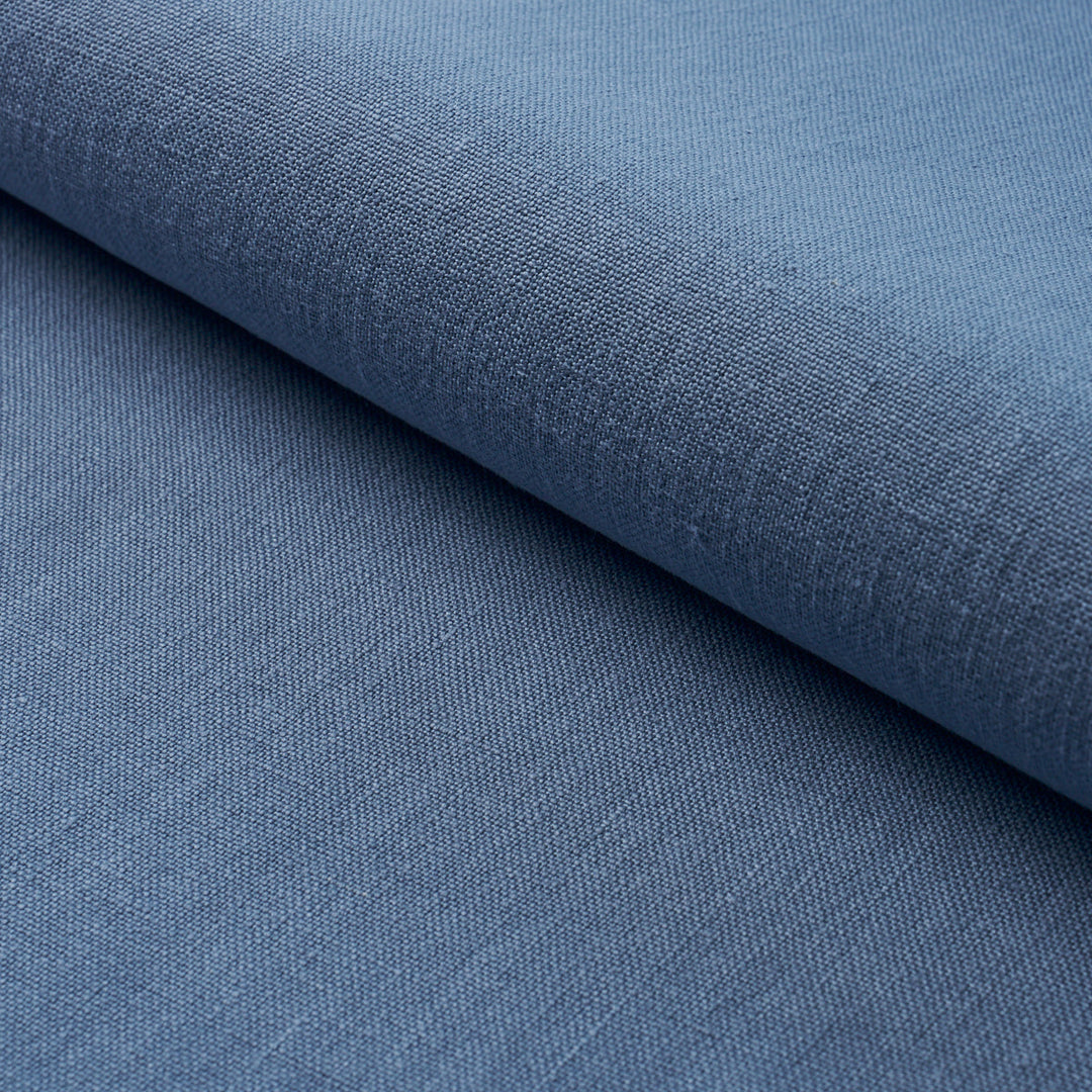 Schumacher Fabric Kai Linen - Cadet