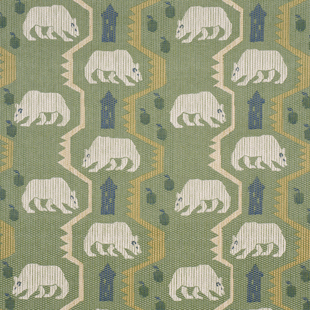 Schumacher Fabric Bear Brigade - Forest