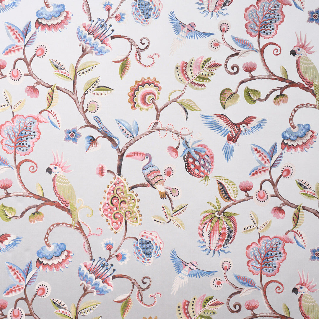 Schumacher Fabric Birds Of Paradise Woven - Mist