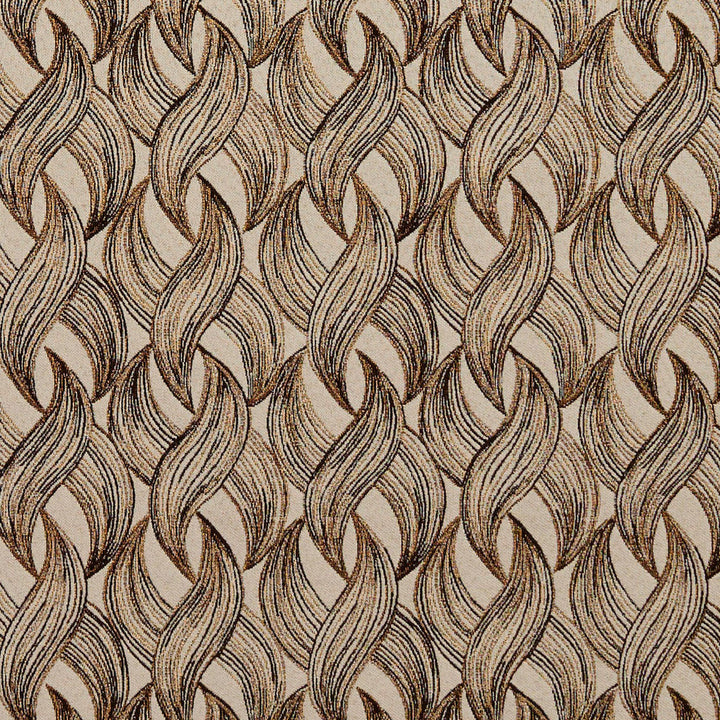 8521 Gold by Charlotte Designer Fabric Contemporary Wovens 100% Woven Polyester Asia Exceeds 100,000 Wyzenbeek Rubs (Heavy Duty) </p><p>Repeat: Horizontal: 3.75" x Vertical: 4" 54 Inches - Swanky Fabrics -