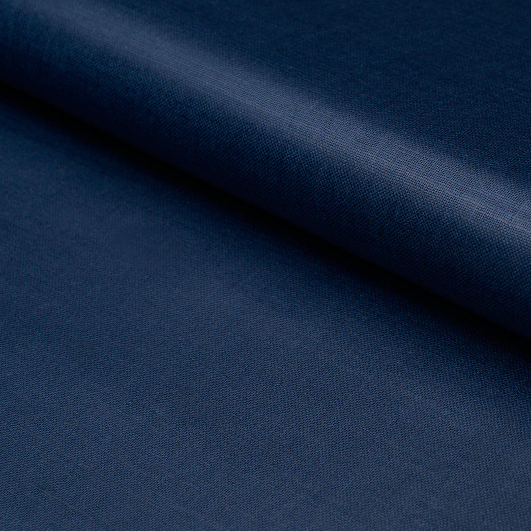 Schumacher Fabric Patent Linen - Navy