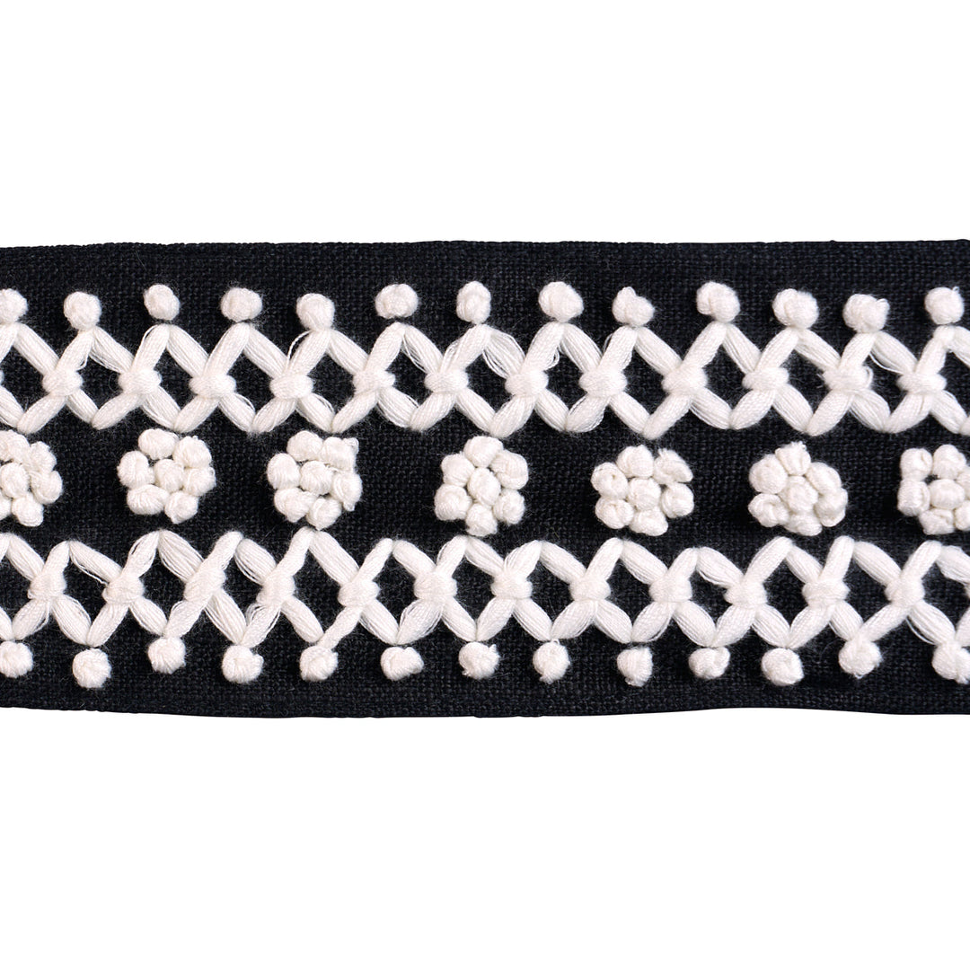 Schumacher Trim Sunnyvale Tape - Onyx