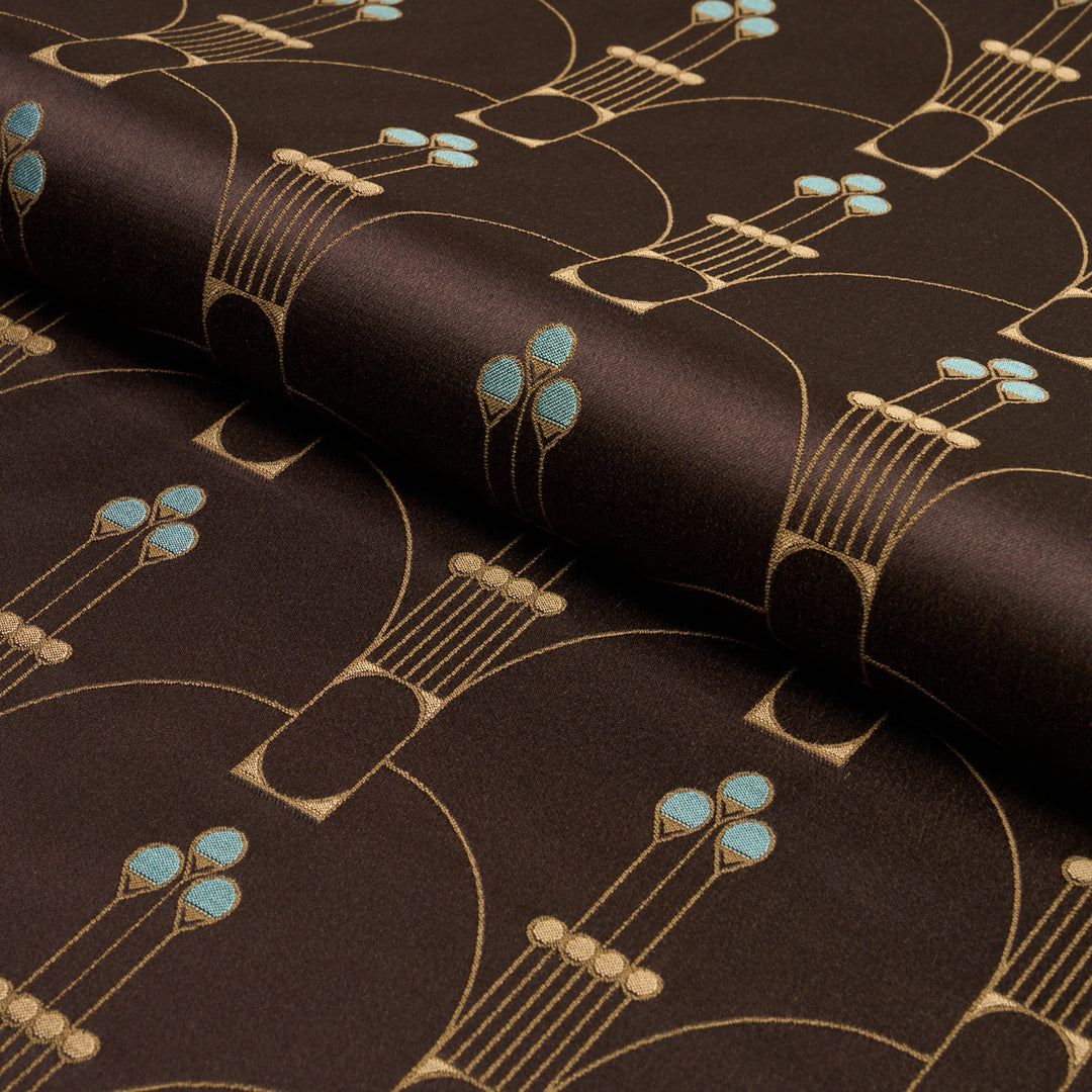 Schumacher Fabric Swanson Scallop - Carbon