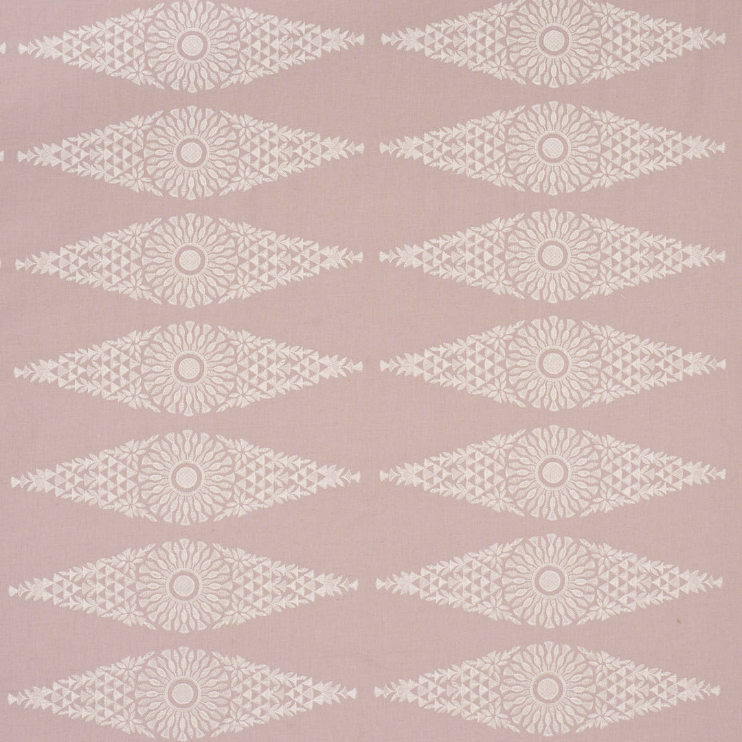 Schumacher Fabric Tasmin Embroidery - French Lilac