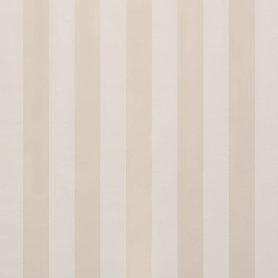 Schumacher Fabric Roosevelt Awning Stripe - Ivory