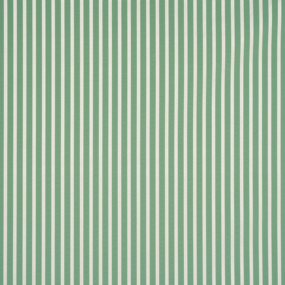 Schumacher Fabric Lincoln Small Stripe - Green