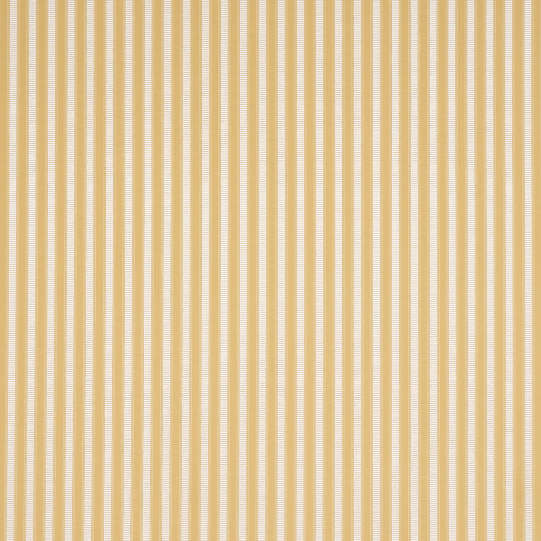 Schumacher Fabric Lincoln Small Stripe - Yellow