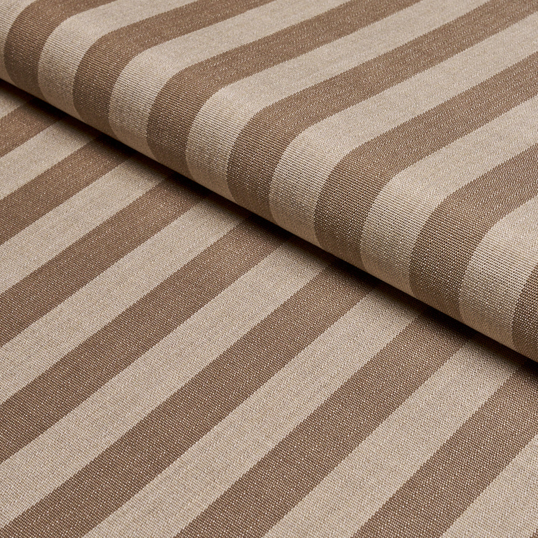 Schumacher Fabric Hanson Indoor/Outdoor Stripe - Flax