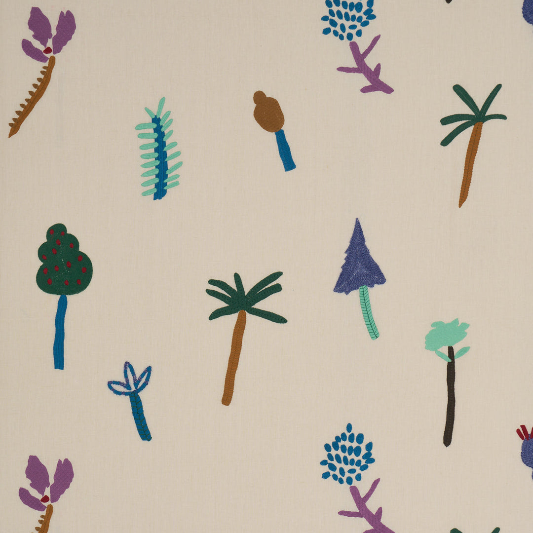Schumacher Fabric Tropical Trees - Multi