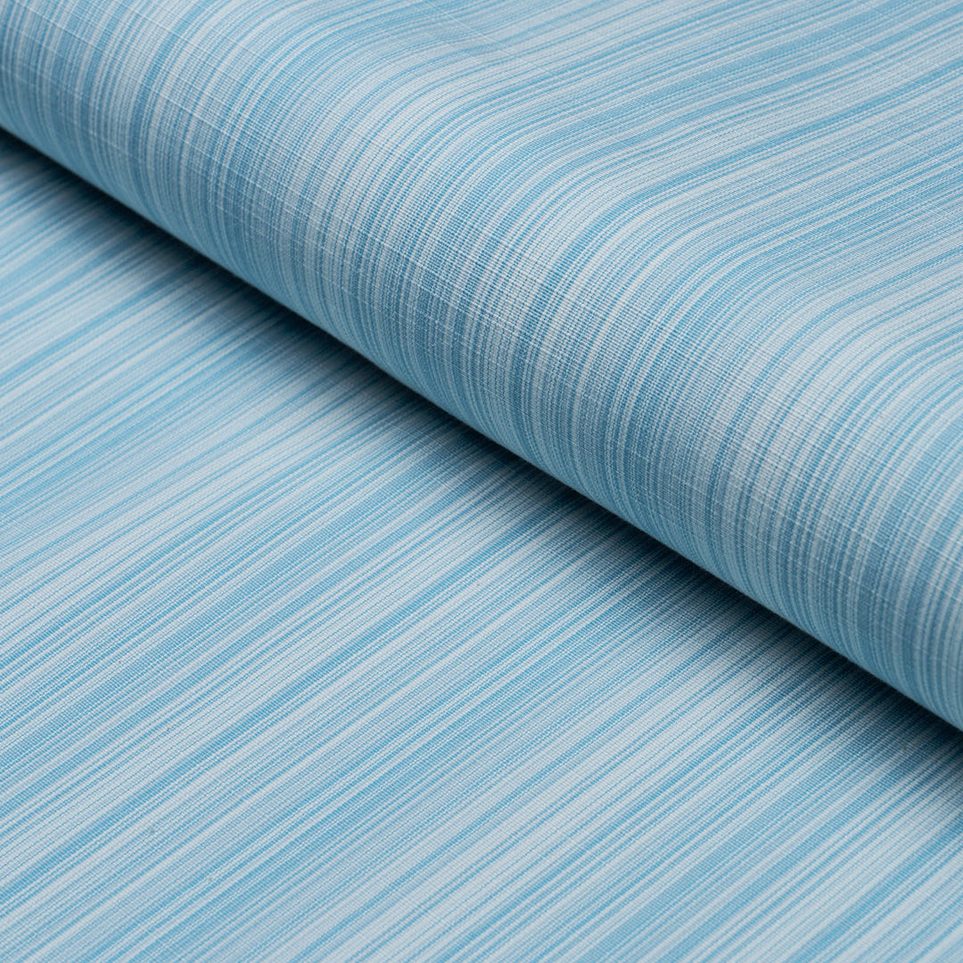 Schumacher Fabric Gracie Solid Strié - Robin'S Egg Blue