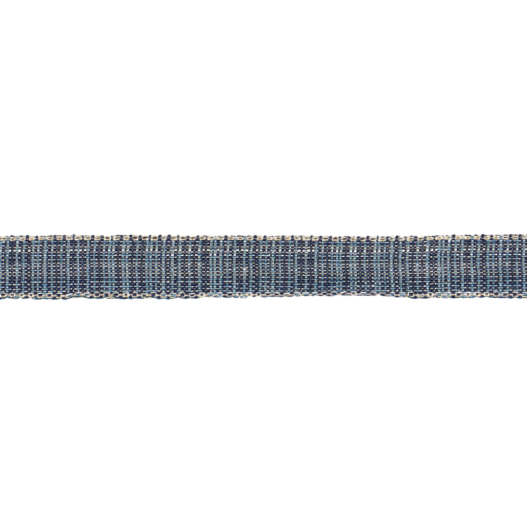 Schumacher Trim Tweed Tape Narrow - Indigo