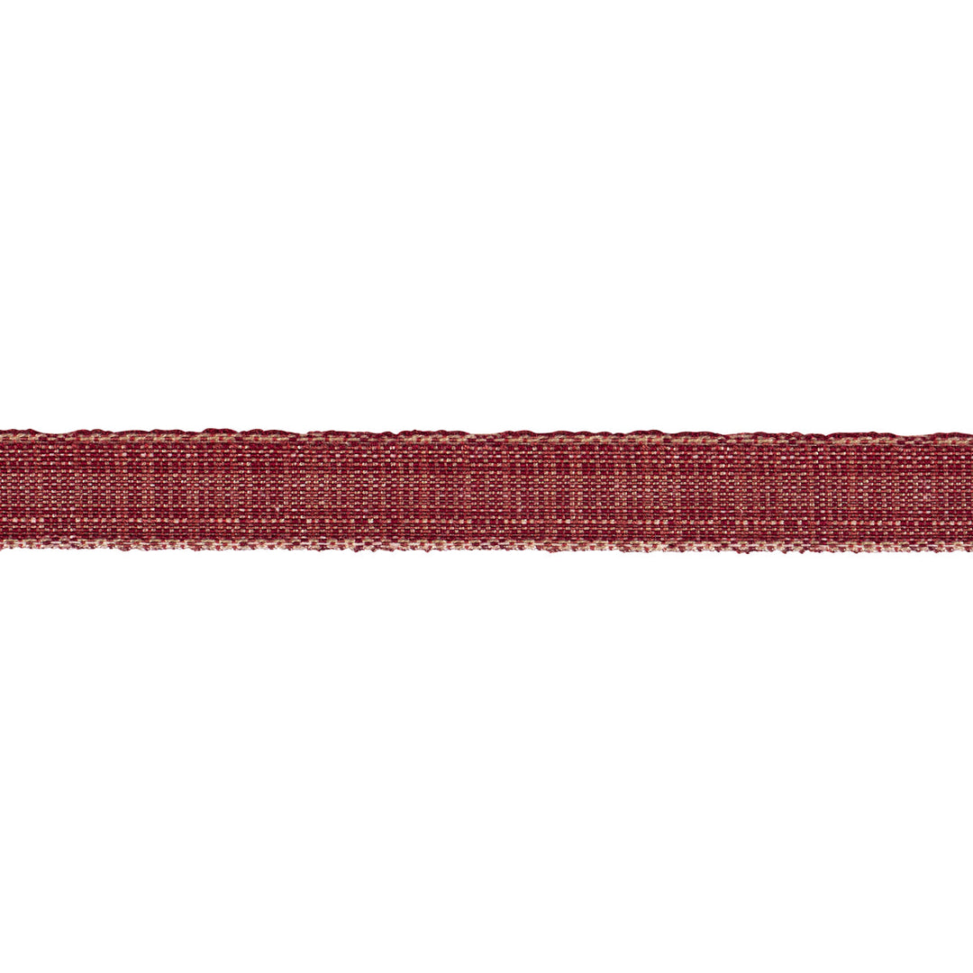 Schumacher Trim Tweed Tape Narrow - Red