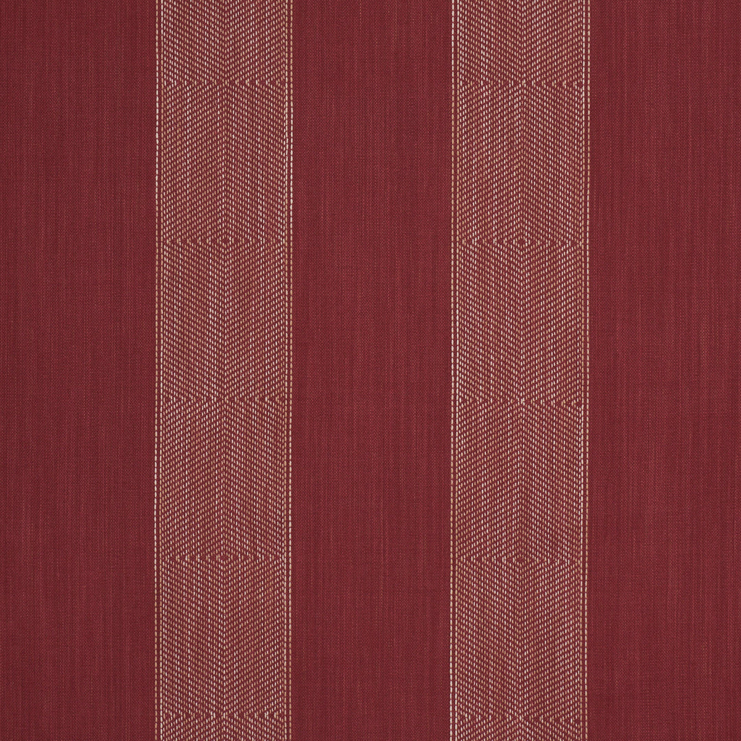 Schumacher Fabric Universal Stripe - Ruby