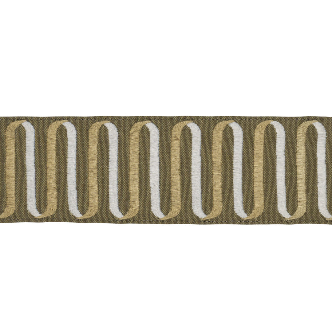 Schumacher Trim Ribbon Tape - Olive
