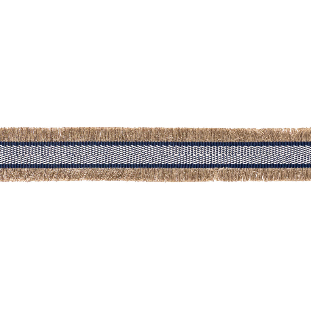 Schumacher Trim Felicity Fringe Trim - Navy