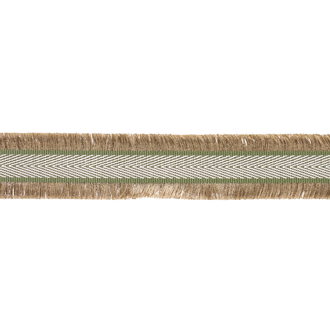 Schumacher Trim Felicity Fringe Trim - Leaf
