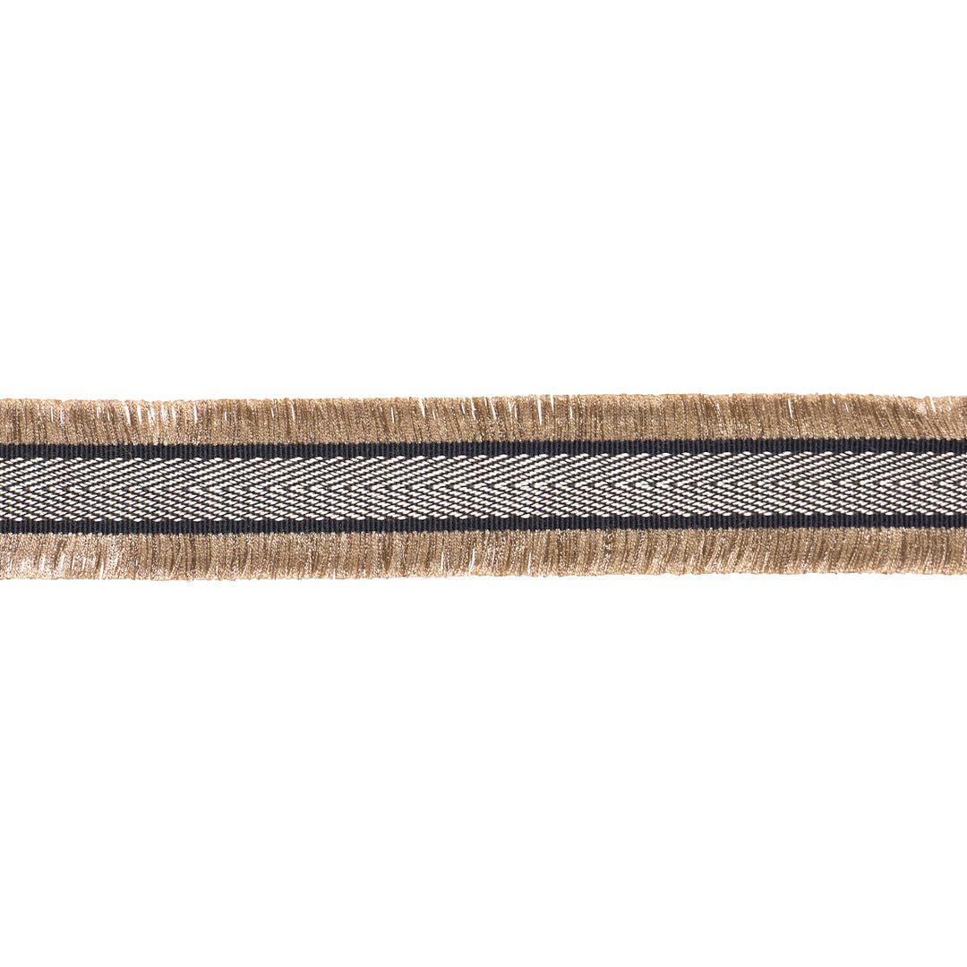 Schumacher Trim Felicity Fringe Trim - Black