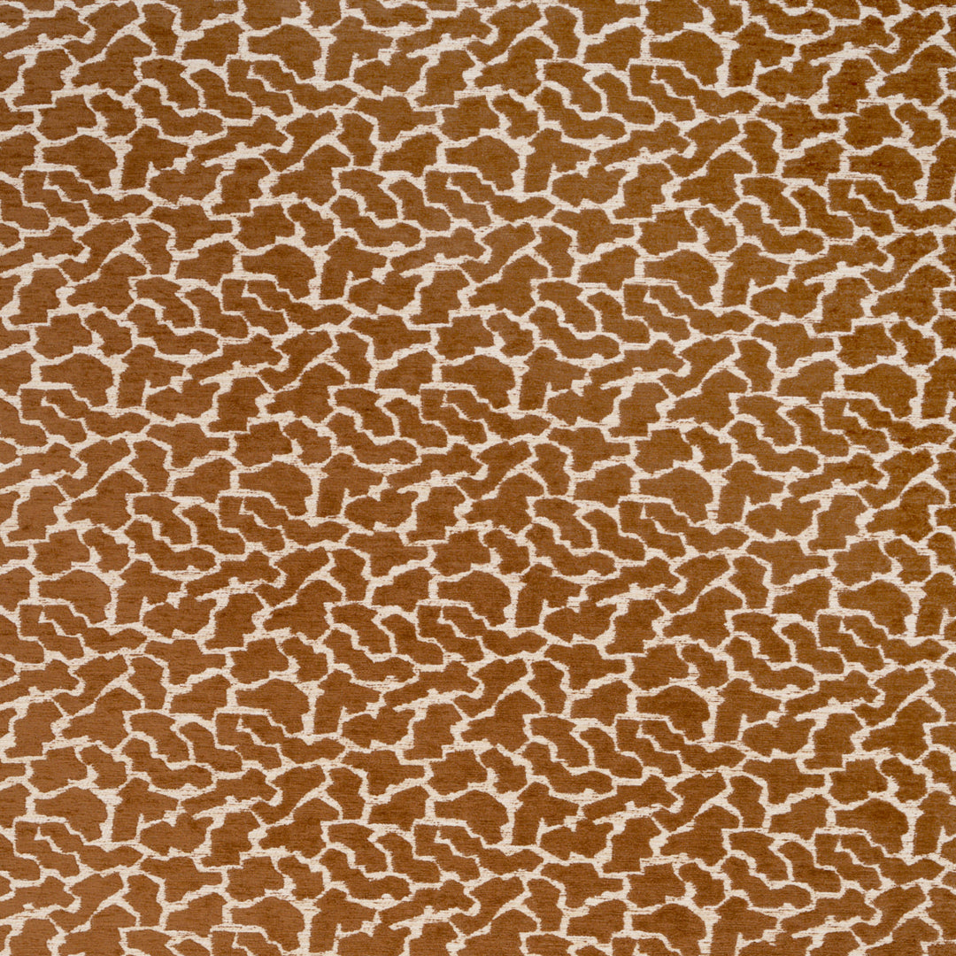 Schumacher Fabric Anibal Performance - Chestnut