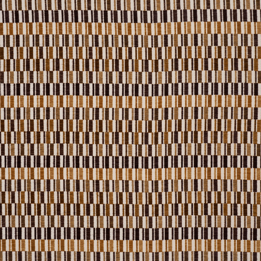 Schumacher Fabric Anders Performance - Chestnut
