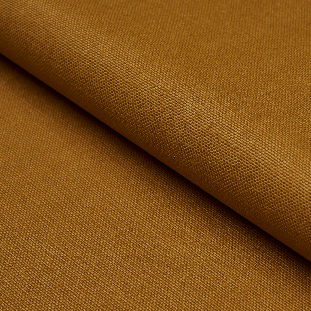 Schumacher Fabric Piet Performance Linen - Camel