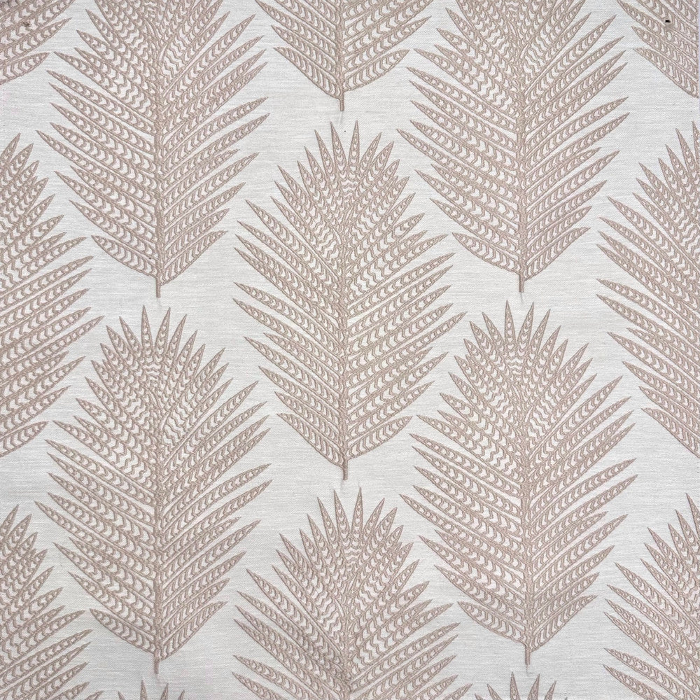 Emb By Lomasi A Porridge by Europatex Designer Fabric Embroideries by Lomasi 70% Polyester, 15% Cotton, 15% Linen 9.04" H, 9.89" V 54.00 inches - Swanky Fabrics -
