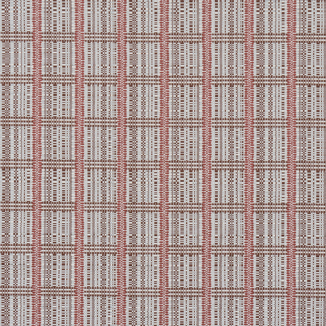 Schumacher Fabric Skyline Plaid - Merlot