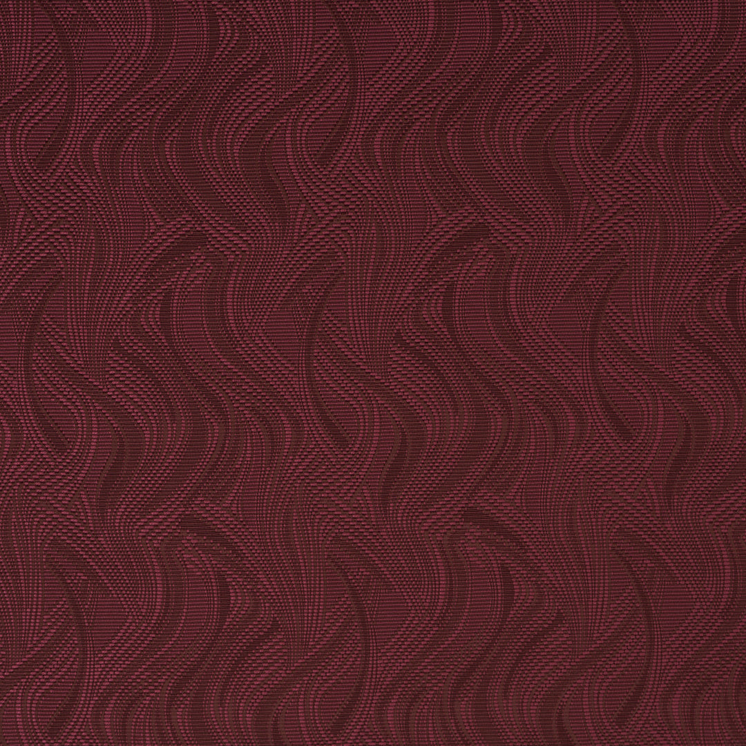 Schumacher Fabric Quilted Waves Indoor/Outdoor - Merlot