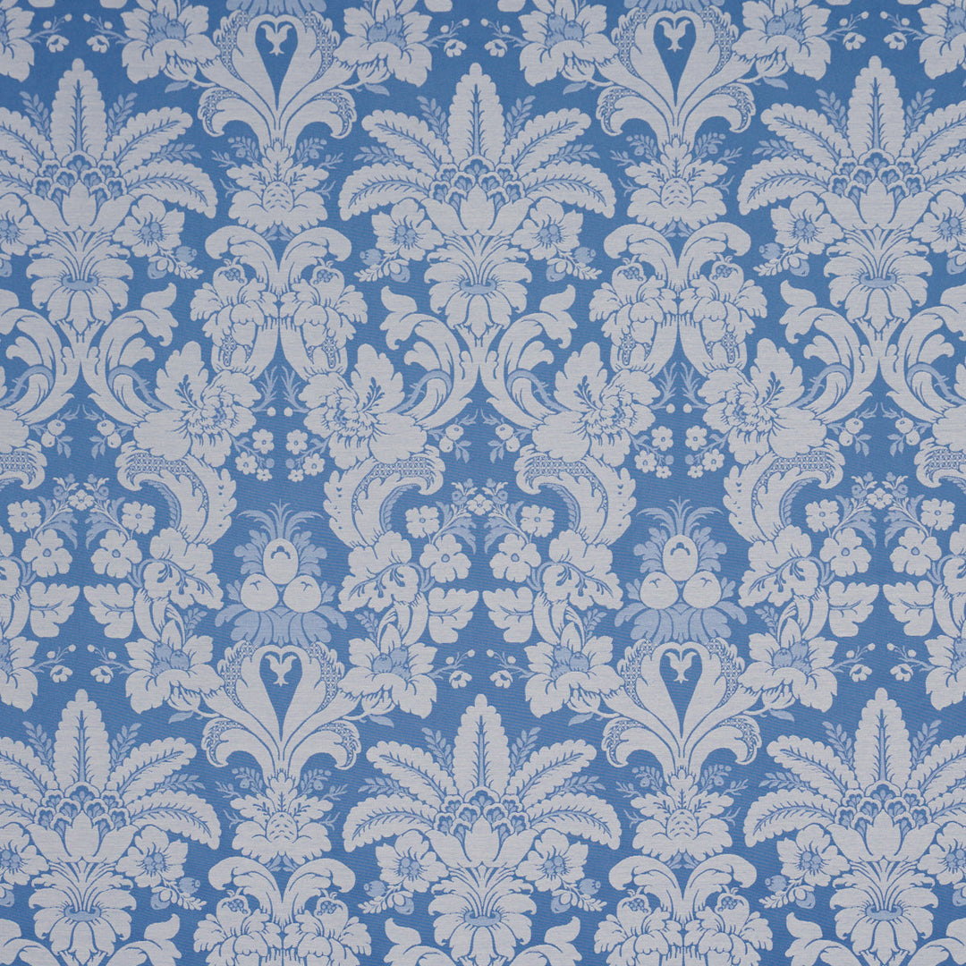 Schumacher Fabric Kennedy Damask - Cobalt
