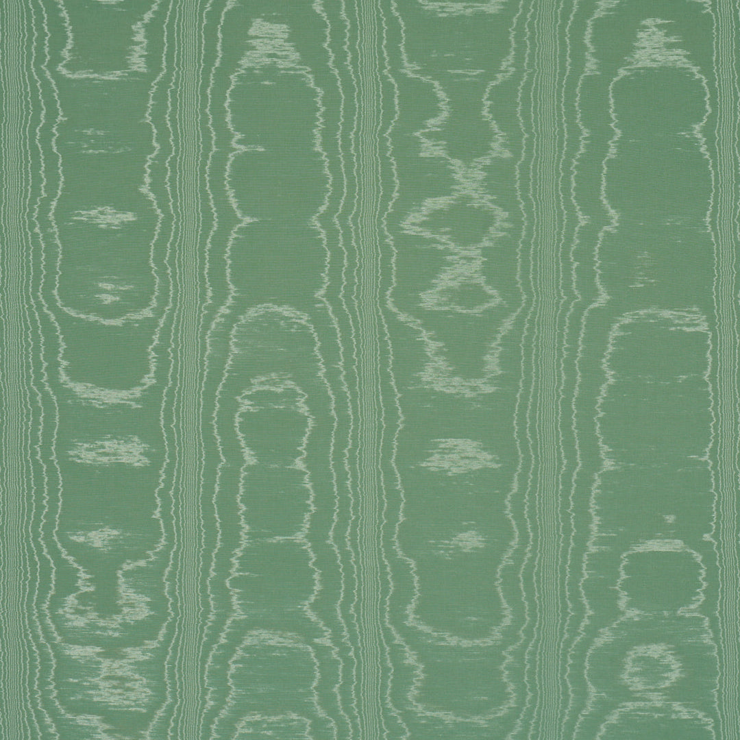 Schumacher Fabric Washington Moiré - Green