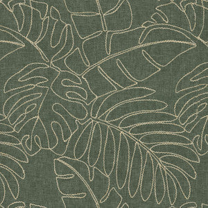 Tommy Bahama Fabric Monstera Emb. Juniper 880180