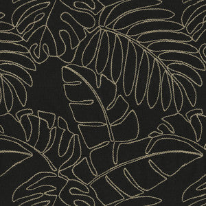 Tommy Bahama Fabric Monstera Emb. Ebony 880182
