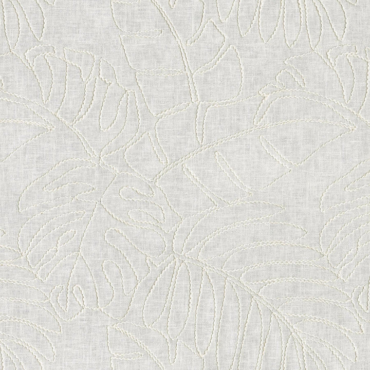 Monstera Emb. Coconut 880184 by TOMMY BAHAMA Designer Fabric - Base 55% cotton, 45% polyester / Emb. 50% rayon, 50% linen India 51000 Horizontal: 13.5 and Vertical: 15.5 55  - Swanky Fabrics -