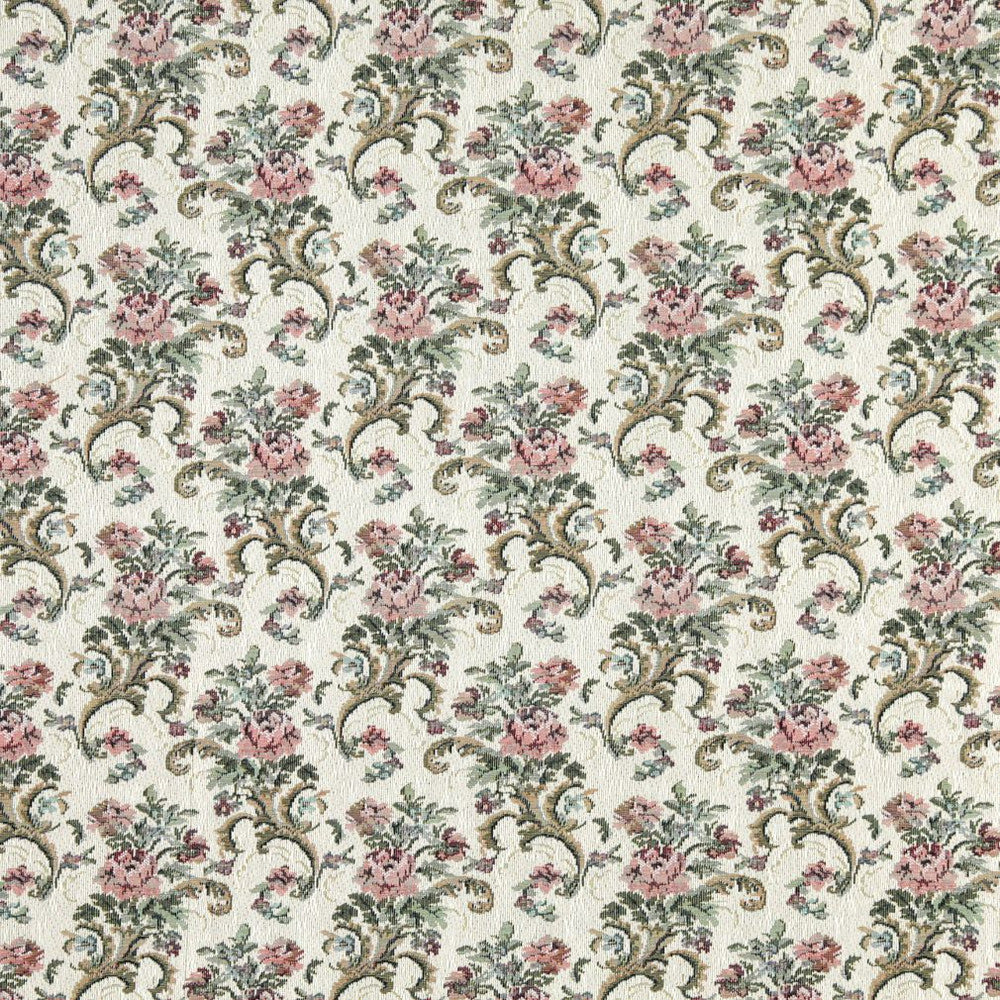 8860 Ivory by Charlotte Designer Fabric Tapestry Treasures III & Ring Book Page #67 39% Polyester, 33% Olefin, 28% Cotton Asia Exceeds 100,000 Wyzenbeek Rubs (Heavy Duty) </p><p>Repeat: Horizontal: 6.5" x Vertical: 7.0" 54 Inches - Swanky Fabrics -