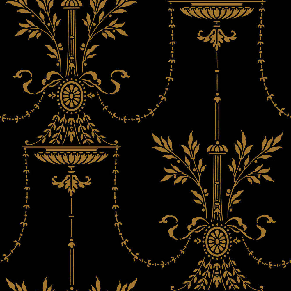 Dorset Noir by Cole & Son Wallcovering Cole & Son Wallcovering Dorset NoirWallcovering PAPER - 100% United Kingdom </p><p>Repeat: H: , V: 21 21 - Fabric Carolina -