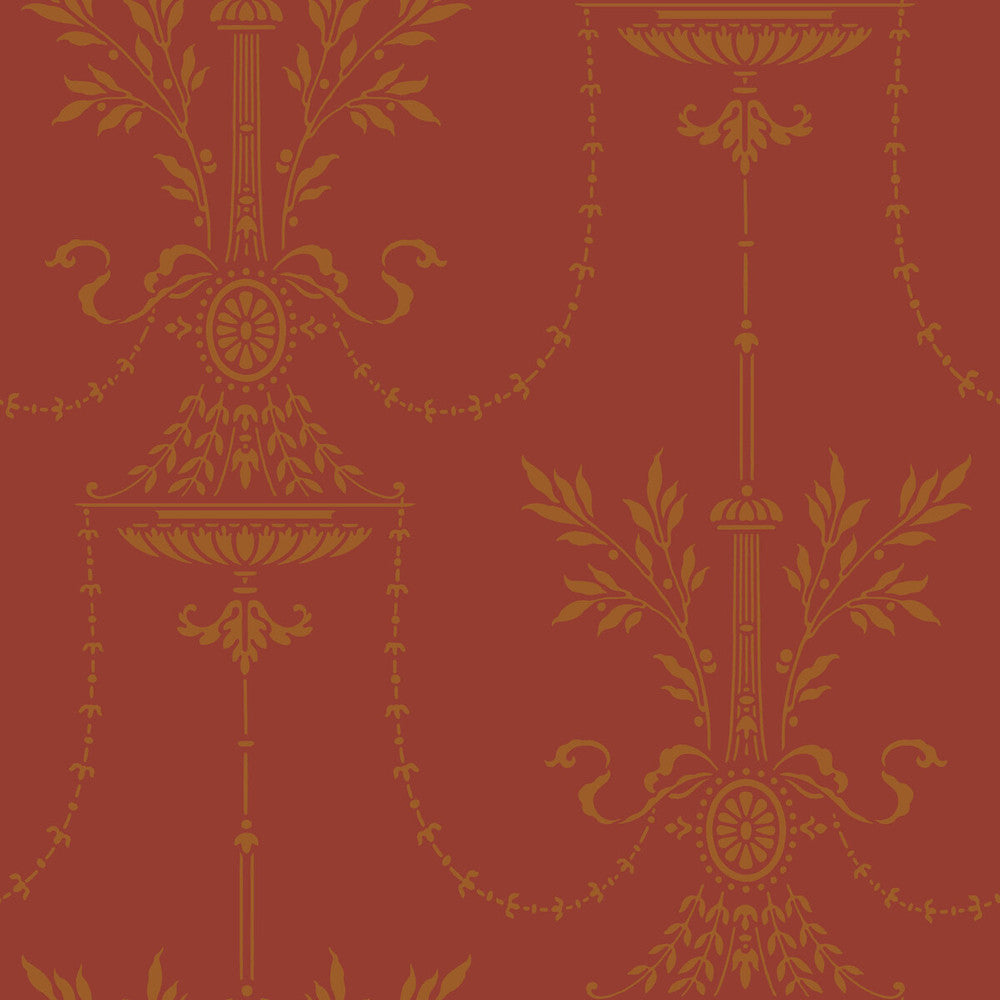 Dorset Rouge by Cole & Son Designer Wallcovering - PAPER - 100% United Kingdom - Horizontal: - and Vertical: 21 21 - Swanky Fabrics -