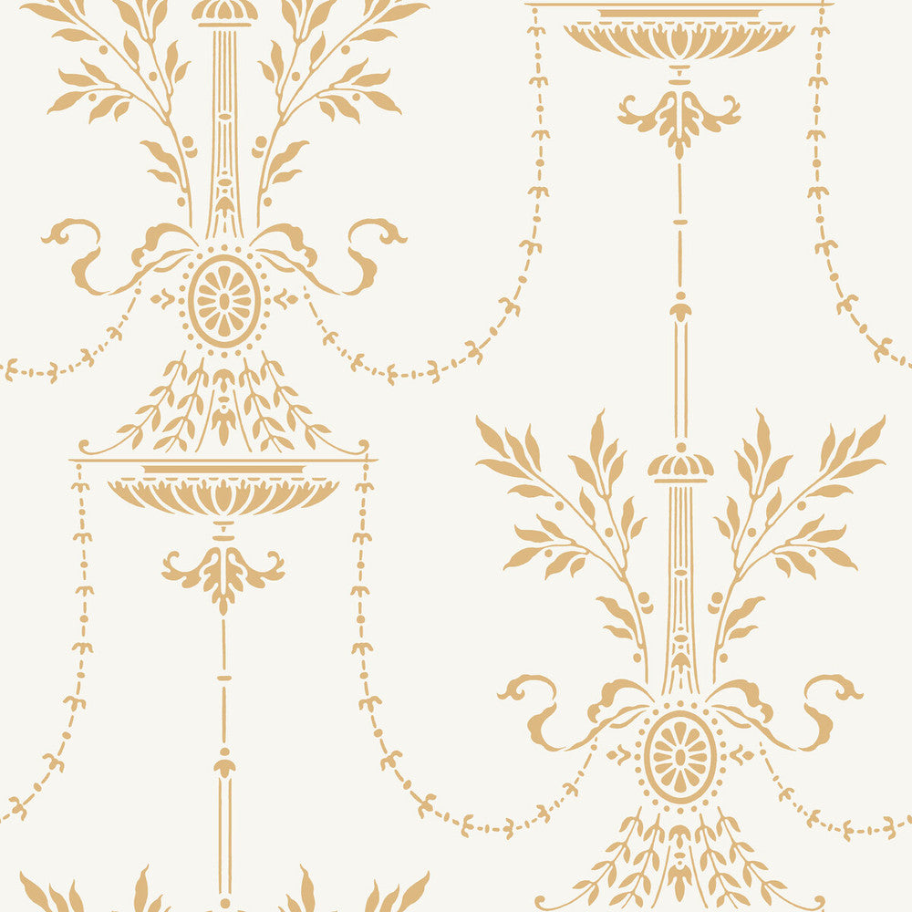 Dorset Ecru by Cole & Son Designer Wallcovering PAPER - 100% United Kingdom Horizontal: and Vertical: 21 21 - Swanky Fabrics -