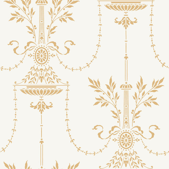 Dorset Ecru by Cole & Son Designer Wallcovering PAPER - 100% United Kingdom Horizontal: and Vertical: 21 21 - Swanky Fabrics -